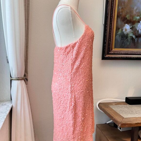WAYF Sequin Slip Mini Dress – Size Small (Fits Like Medium) - Picture 5 of 6